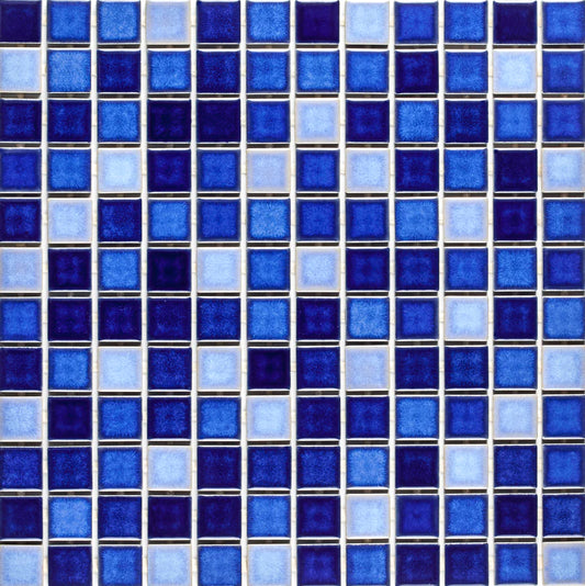 Afloat Cobalt Mosaic
