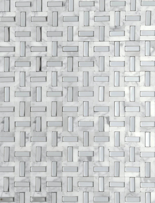 Link White and Silver Mosaic