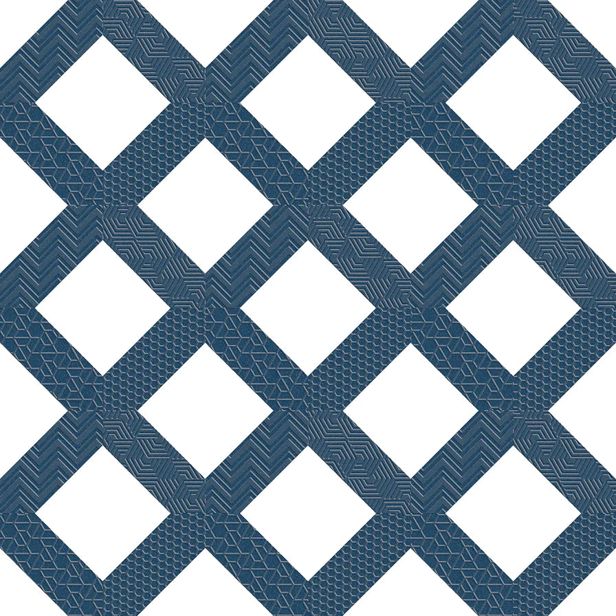 Geometry Frame Navy 10x10