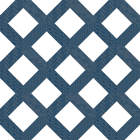 Geometry Frame Navy 10x10