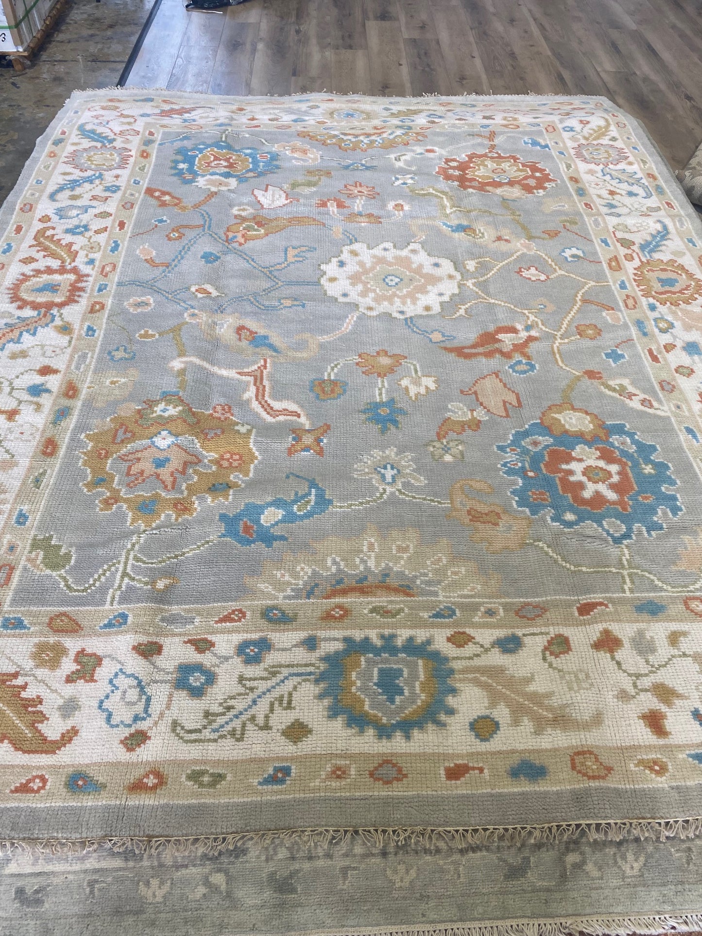 Likas 8x10 Hand-Knotted Oushak Rug