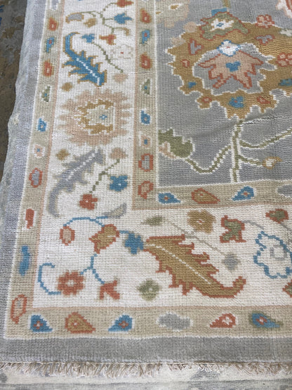 Likas 8x10 Hand-Knotted Oushak Rug