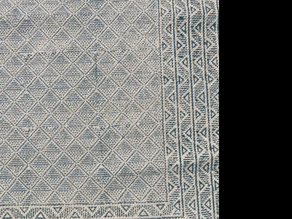 Rona Blue and Ivory Flatweave (Multiple Sizes)