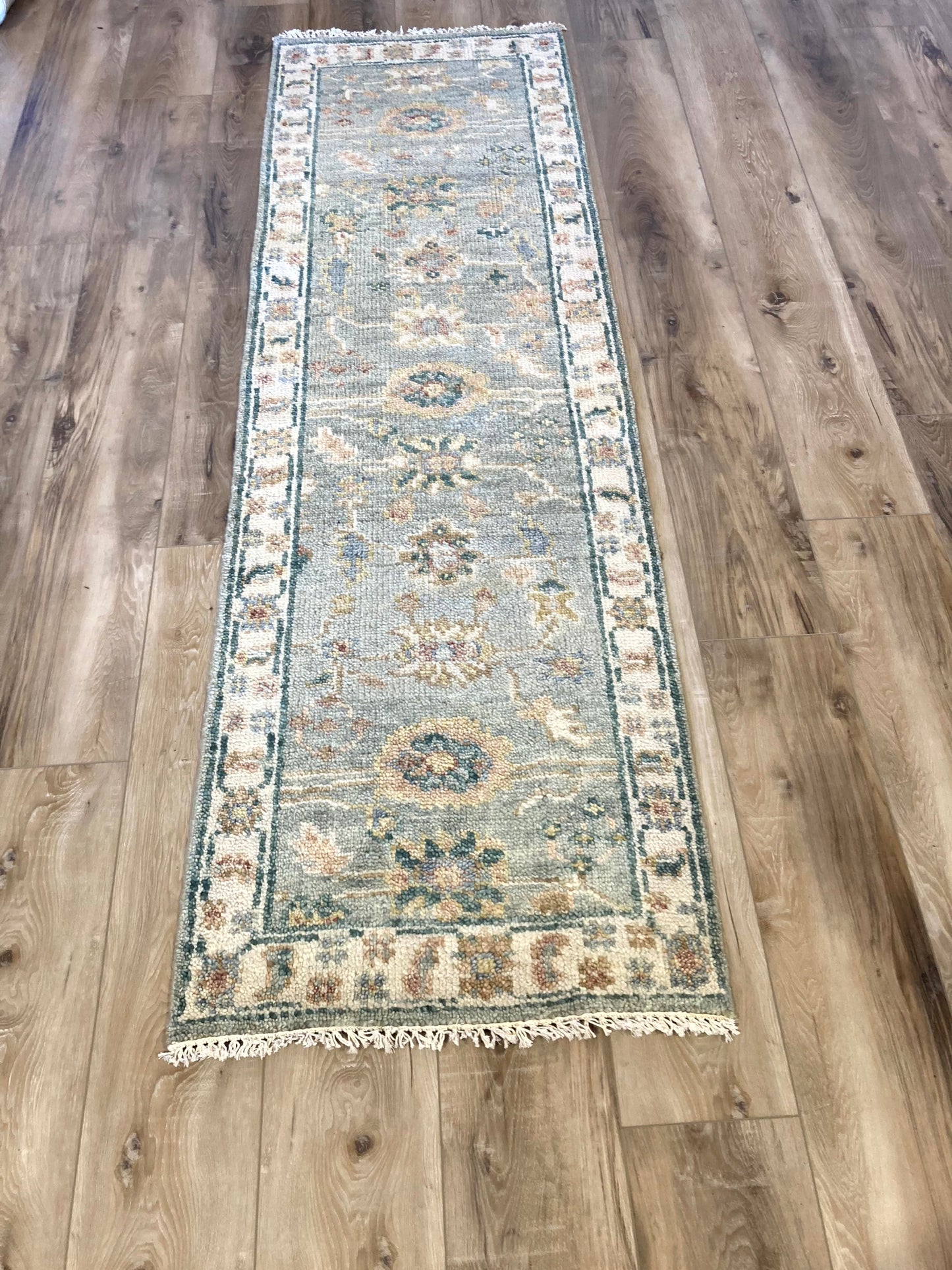 Didacas 2.5x8 Hand-Knotted Oushak Runner