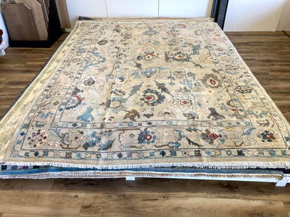 Ati 9x12 Hand-Knotted Oushak Rug