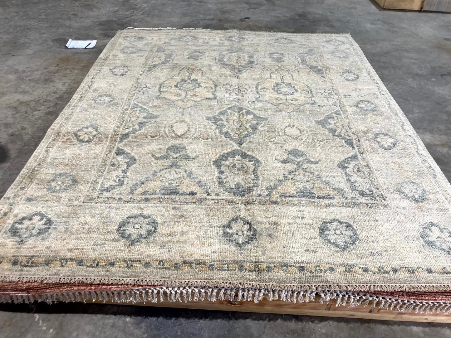 Prat 8x10 Hand-knotted Oushak Rug