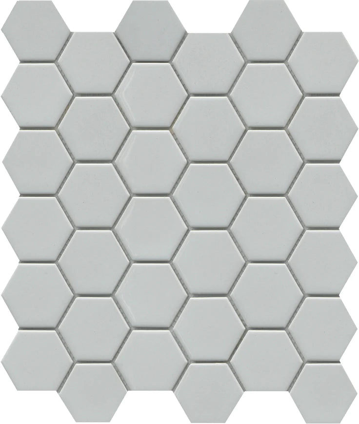 Influence Grey Hex Mosaic 2"