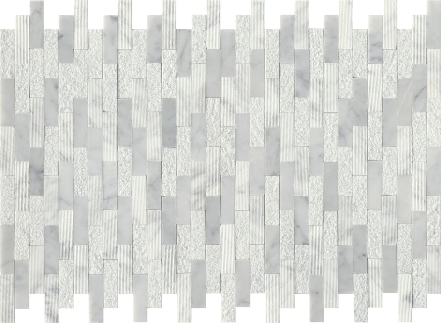 Link White Linear Mosaic