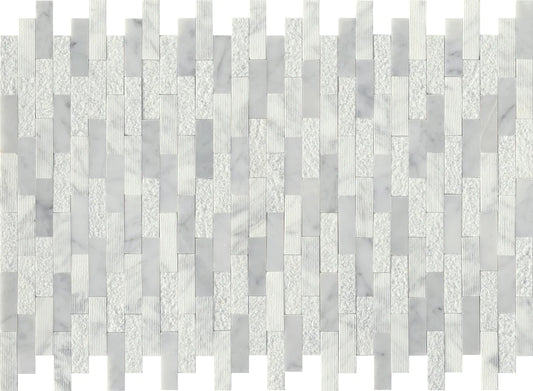 Link White Linear Mosaic