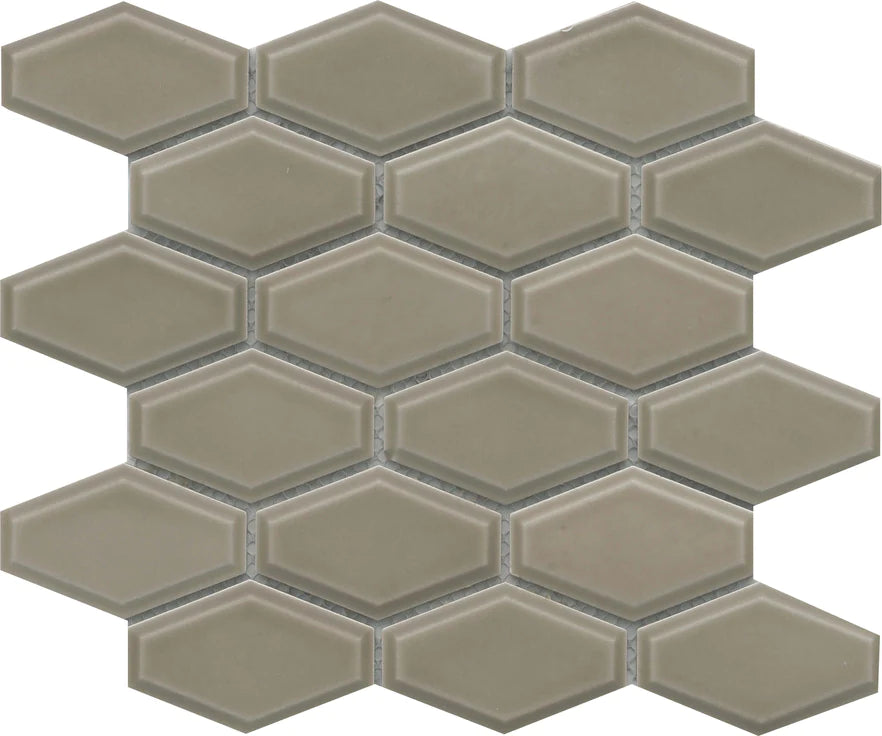 Reward Taupe Hex Mosaic