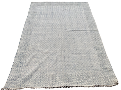 Rona Blue and Ivory Flatweave (Multiple Sizes)