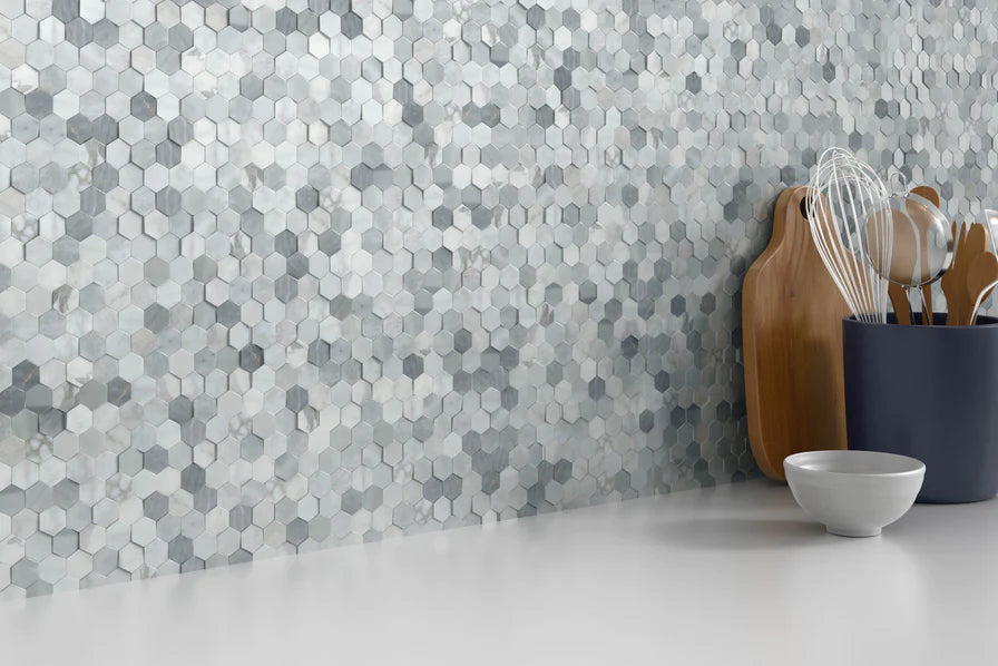 Link White Hex Mosaic