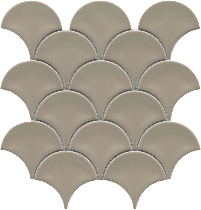 Reward Taupe Fan Mosaic