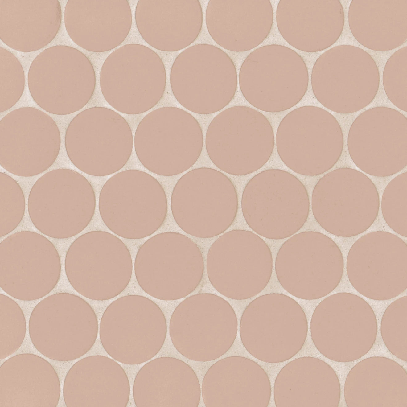 Momoiro Blush 2" Round Mosaic