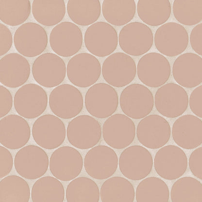 Momoiro Blush 2" Round Mosaic